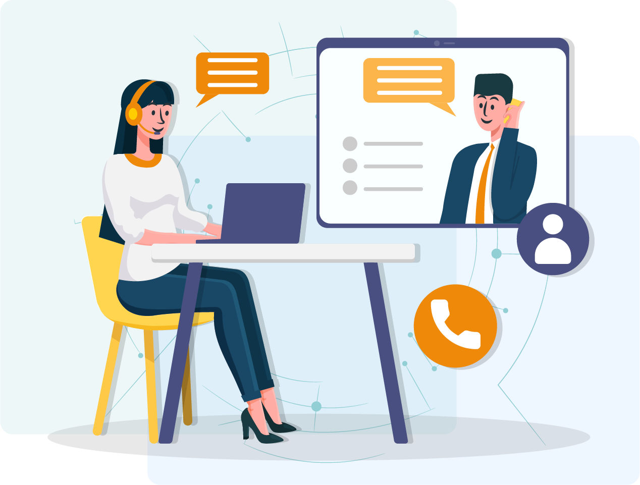 Accueil téléphonique by Ecostaff